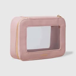 Oceane Necessaire Nude com Transparência Crystal Case