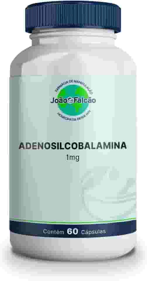 Suplemento Adenosilcobalamina (Vitamina B12) 1Mg - 60 Cápsulas de Tapioca Sublingual