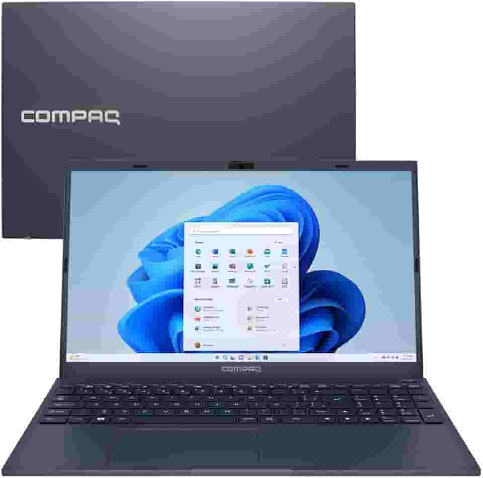 Notebook Compaq Presario 5110 Snapdragon™ 7C 4GB 128GB UFS 15,6”, 15H de Bateria, Windows 11 - Azul Escuro