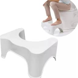 Banquinho De Apoio Para Vaso Sanitário Banco Para Pés Antiderrapante Banqueta Auxiliar Cócoras Ergonômico