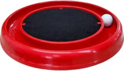 Arranhador Interativo para Gatos Grande 40cm com Bolinha Brinquedo Arranhador Gato (Vermelho)