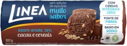 LINEA BISCOITO INTEG CACAU E CEREAIS 120G