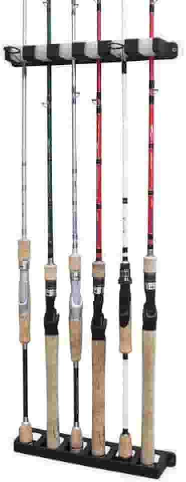 Pesca Brasil, Suporte de Vara Rod Rack até 6 Varas Tamanho Único