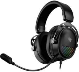 Headset Gamer Pichau Azuris Pro 7.1 | Drivers 50 mm | Som Surround 7.1 | Rainbow Fixo | Microfone Removível | PCH-AZRP-BL01