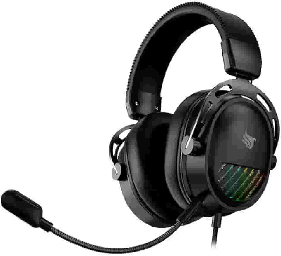 Headset Gamer Pichau Azuris Pro 7.1 | Drivers 50 mm | Som Surround 7.1 | Rainbow Fixo | Microfone Removível | PCH-AZRP-BL01
