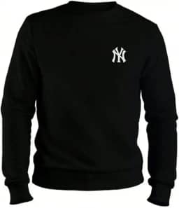 Moletom Masculino New York Gola Careca Macio Flanelado Tecido Premium