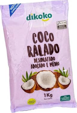 Coco Ralado Fino Composto Nacional 1Kg Dikoko