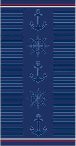 Toalhão de Praia Aveludada 78x150 Beach - Appel (Marítimo, 78 x 150)