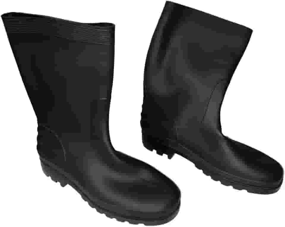Botas de chuva em PVC para motociclismo, impermeáveis, tamanho 41/42
