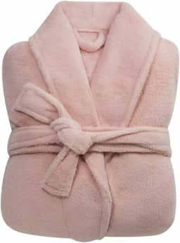 Roupão de Banho Microfibra Soft Camesa Tam. M (Rosa)