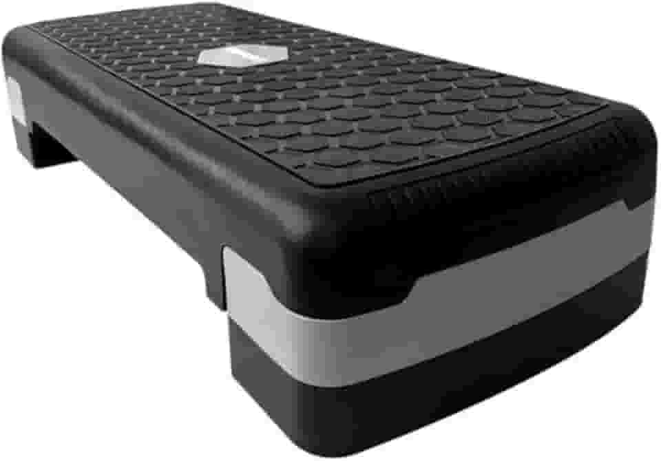Step Aeróbico de Academia Ajustável 67 x 28 x 10-15 cm com Regulagem de Altura – Antiderrapante, Material Resistente e Design Portátil