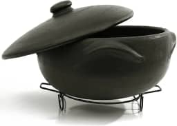 Moquequeira de Barro 5 Litros + Descanso de Mesa