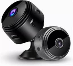 Mini Câmera Espiã A9 Wi-Fi – Visão Noturna, Detector de Movimento, Sem Fio, Segurança Inteligente, Suporte para Cartão 128GB, Ângulo de 150º, USB Recargavel