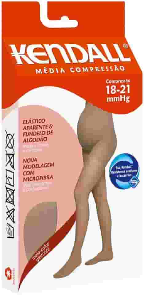 Meia Calça Kendall Gestante Média Compressão com ponteira 1653 Castanho - M