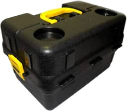 Caixa Pesca 6 Bandejas Articuladas Hi 6bj Completa + Enrolador+Porta carretel