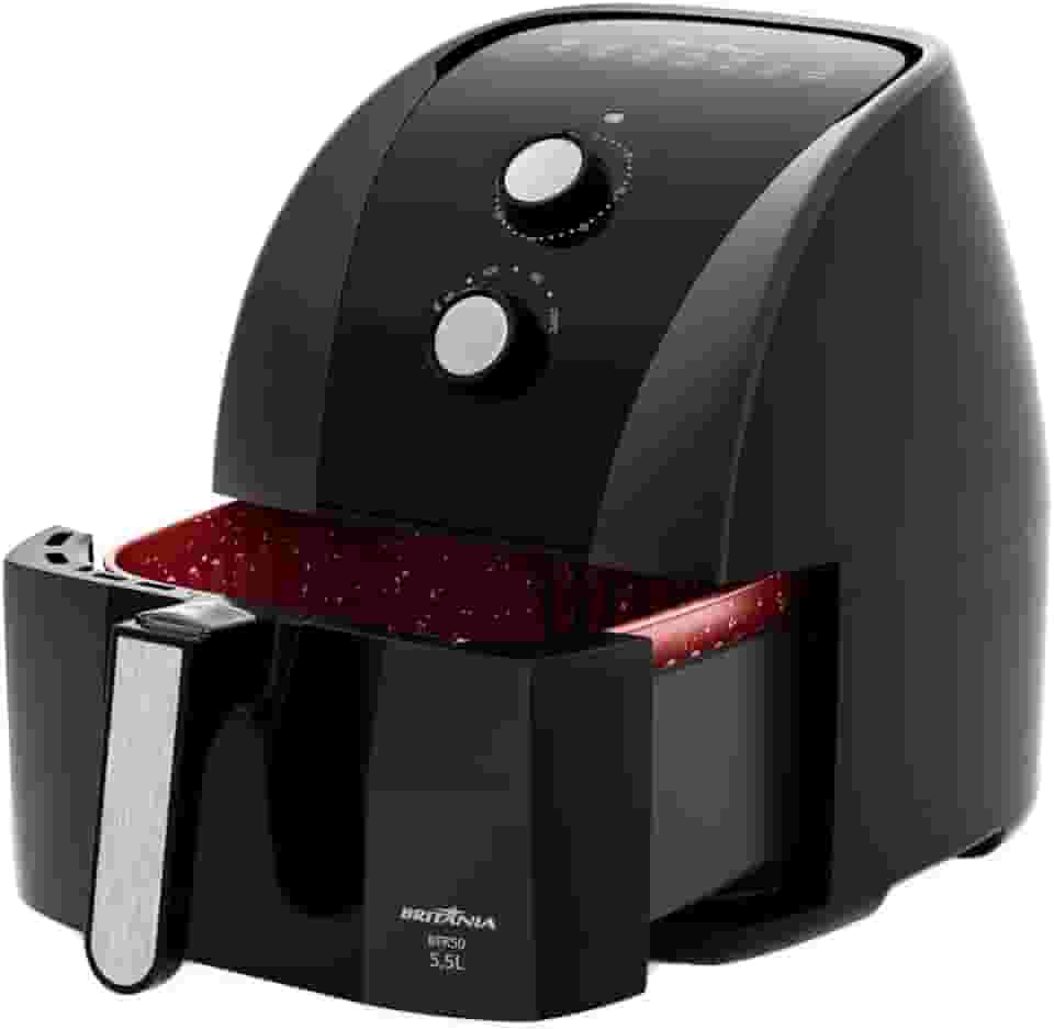 Fritadeira Air Fryer Britânia 5,5L 1500W BFR50 Redstone 127V
