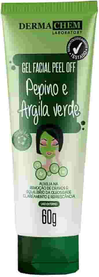 Dermachem Gel Peel Off Pepino E Argila Verde
