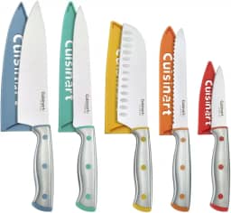 Conjunto de Facas Cuisinart ColorCore 10 Peças em Aço Inoxidável