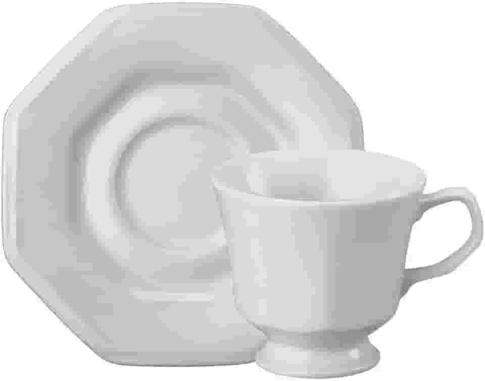 Xícara para Chá com Pires Schmidt modelo Prisma 200 ml - Cada