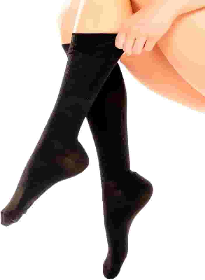 MEIA DE COMPRESSAO 3/4 PARA VIAGEM TRAVEL SOCK