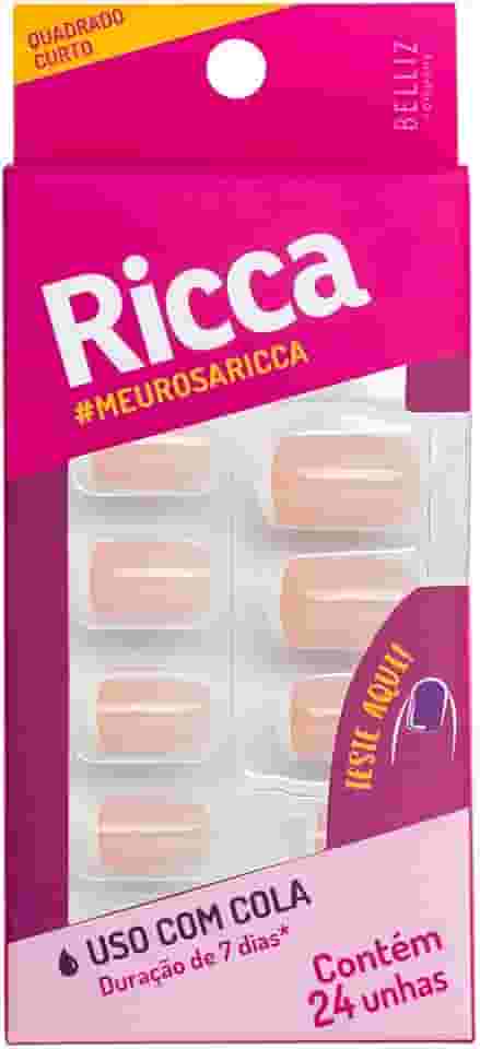 Ricca Unhas Francesinha Rosa