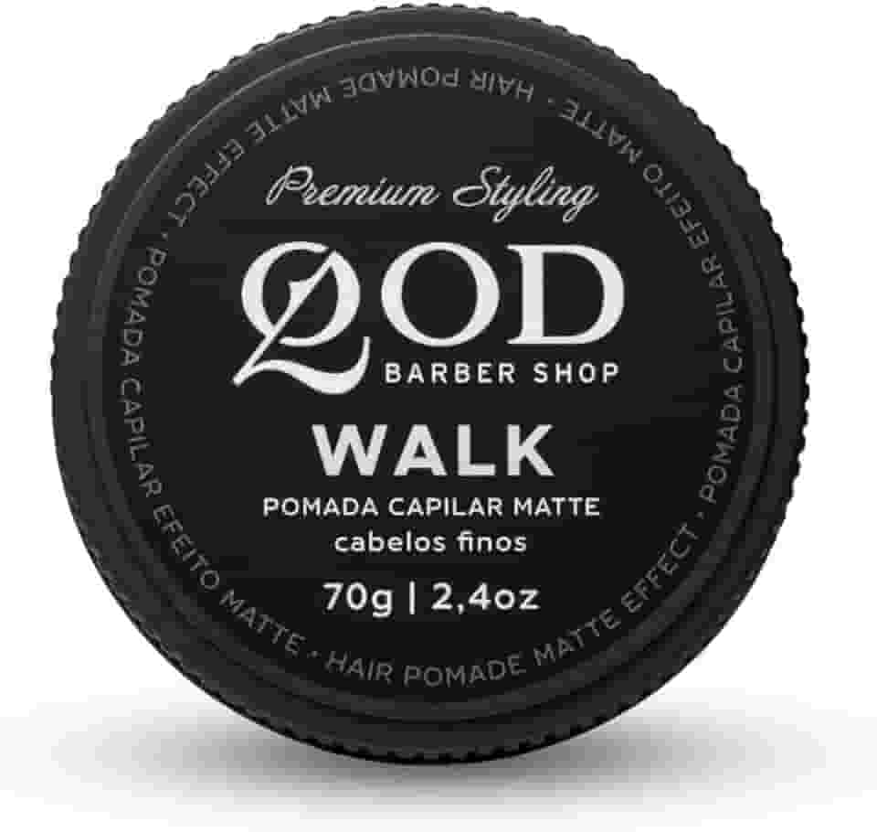 QOD Barber Shop - Pomada Capilar Walk - Efeito Matte - 70g