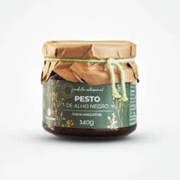 Molho Pesto de Alho Negro 140g - Alho Negro do Sítio