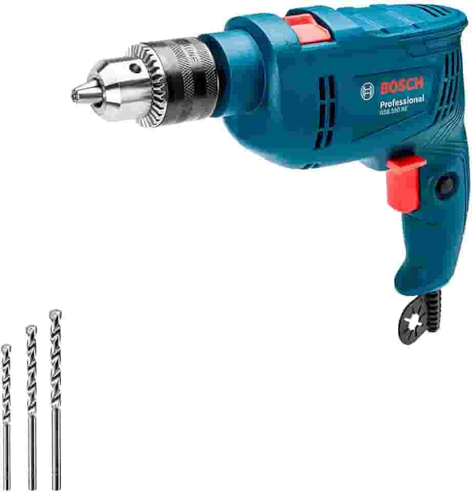 Bosch Furadeira de Impacto GSB 550 RE 550W 127V com 3 Brocas