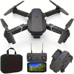 Drone Dobrável 4K com Câmera HD, Controle Remoto e Modo Headless para Iniciantes
