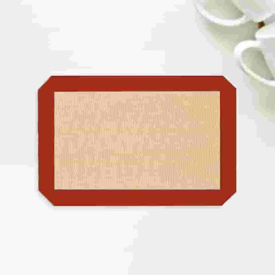 Tapetes de silicone antiaderente premium – forros de forno reutilizáveis para biscoitos, pães e pastelaria – alternativa de papel manteiga
