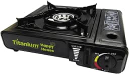 Fogareiro Fogão Camping Portátil Cartucho Gás Titanium