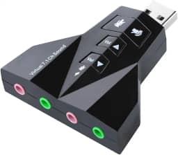 Placa De Som Usb 7.1 Canais Exbom Usom-20
