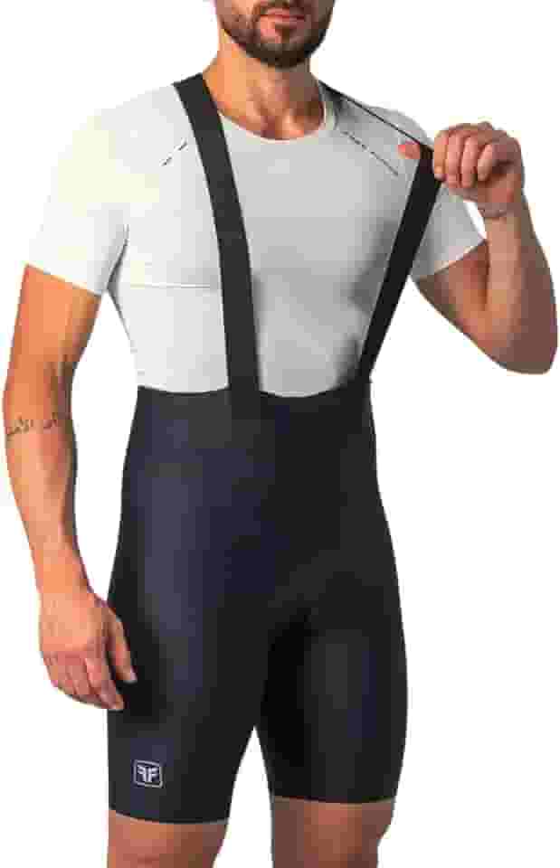 Bretelle De Ciclismo Masculino Free Force Classic Preto Forro Invert 3D Bike Mtb Speed