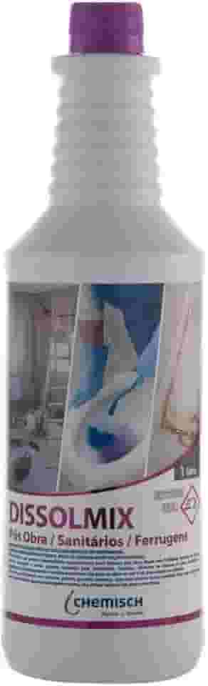 CHEMISCH, Limpador Pós Obra Dissolmix 1L Limpa Rejuntes Encardidos