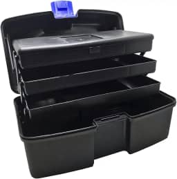 Maleta Para Pesca 3 Bandejas Articuladas Preta Summer