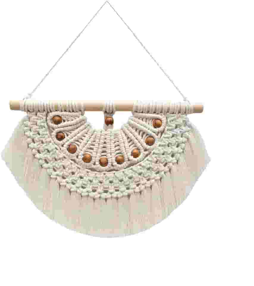 Jieyouhui Decoração de parede boho de macramê para pendurar arte de parede artesanal macramê decoração de parede para quarto, sala de estar, casa de fazenda, tapeçarias de casa boho tecidas à mão