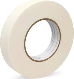 Missner, Esparadrapo Impermeável Industrial 2,5cm x 50 metros | Alta Fixação e Resistência | Uso para Saúde, Industrial e Esportivo | Tecido 100% Algodão com Resina Acrílica