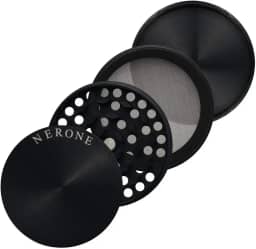 Dichavador/Moedor NERONE 4 partes metal preto