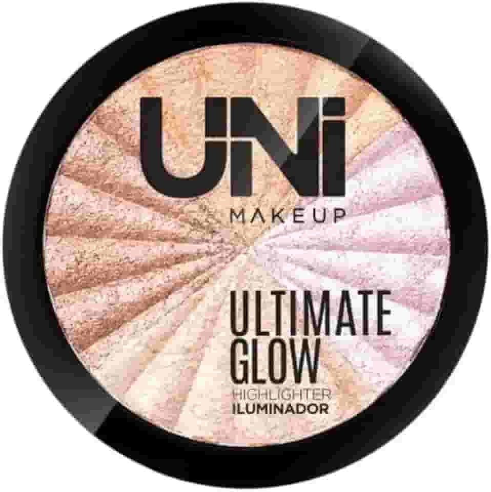 Iluminador Ultimate Glow UniMakeup, Pó, 9g