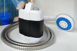 Chuveiro Elétrico Portátil 10W, Chuveiro Portatil, com Válvula de Desligamento de Cabeça, Chuveiro Eletrico