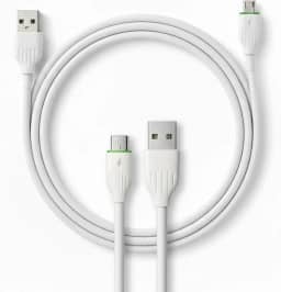 Cabo Micro-USB para USB TURBO 1M – Carregamento Rápido 3.0, Transferência de Dados, Reforçado e Durável – Compatível com Android, Samsung, Motorola e Xiaomi