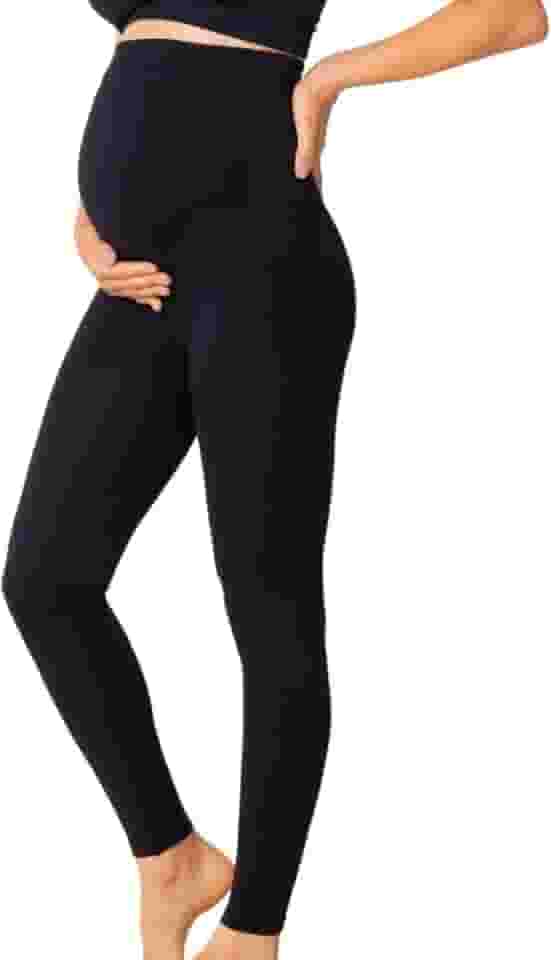 Calça Legging Gestante Trifil Sem Costura Cintura Alta Conforto Maternidade