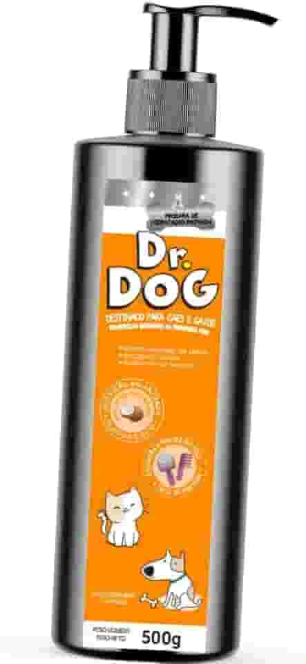 Máscara de Hidratação Cães e Gatos Dr. Dog com Óleo de Coco, +Brilho, Desembaraço e Recuperação da Pelagem, Hipoalergênico, pelos longos, Banho e Tosa
