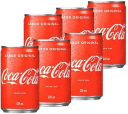 Pack de Coca-Cola lata 220ml 6 unidades