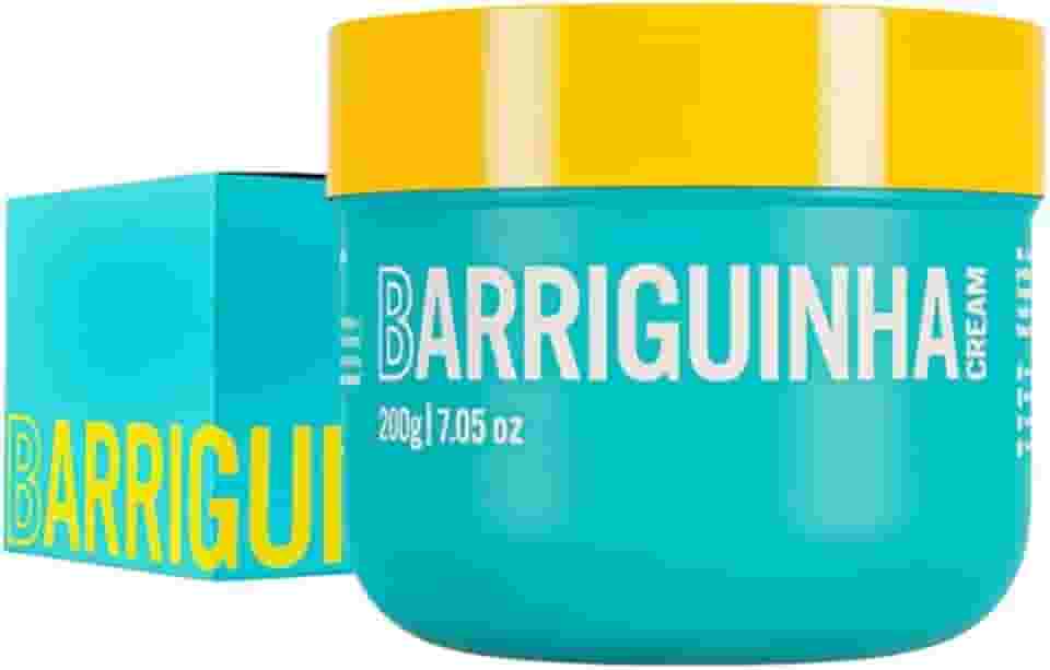 Beleza Brasileira Barriguinha Cream Creme Firmador e Redutor de Medidas, Celulites e Flacidez, Reduz a gordura Localizada e melhora a firmeza da pele, Todos os Tipos de Pele, Produto Vegano e Não Testado em Animais