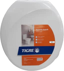 Assento Sanitário Oval Branco Suavit Tigre 26910510