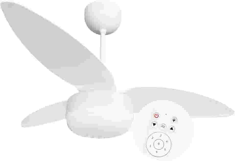 Ventilador Teto Zonda Bivolt Inverter Para 2 Lâmpadas + Controle
