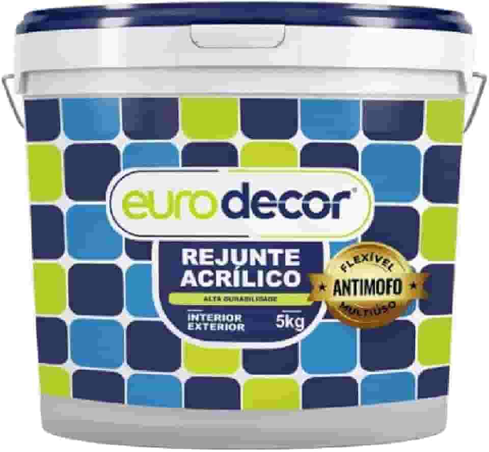 Rejunte Líquido Acrílico 5KG Antimofo Banheiro Interno e Externo + Aplicador (Café)