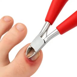 Alicate Corta Unhas Grossas Encravadas Desencravador de Unha Pé Mão Dedão Aço Inox Profissional Canto De Unha Manicure Pedicure Podologia Desencravar Dedão Mãos Pés Podologo