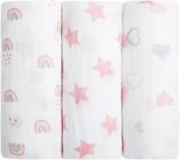 Papi Textil Cueiro Swaddle Papi Soft Estampado 80Cm X 80Cm Contem 03 Un